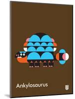 Wee Dinos, Ankylosaurus-Wee Society-Mounted Art Print