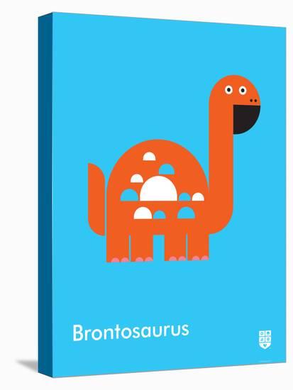 Wee Dinos, Brontosaurus-Wee Society-Stretched Canvas