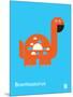 Wee Dinos, Brontosaurus-Wee Society-Mounted Art Print