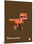 Wee Dinos, Deinonychus-Wee Society-Mounted Art Print