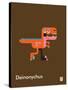 Wee Dinos, Deinonychus-Wee Society-Stretched Canvas