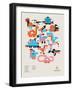 Wee Dinos, Dino Pals-Wee Society-Framed Art Print