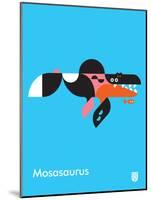 Wee Dinos, Mosasaurus-Wee Society-Mounted Art Print