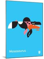 Wee Dinos, Mosasaurus-Wee Society-Mounted Art Print