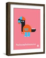 Wee Dinos, P-saurus-Wee Society-Framed Art Print