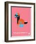 Wee Dinos, P-saurus-Wee Society-Framed Art Print