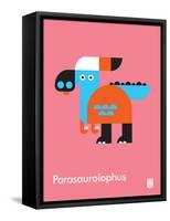 Wee Dinos, Parasaurolophus-Wee Society-Framed Stretched Canvas