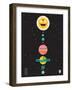 Wee Galaxy, Solar System-Wee Society-Framed Art Print