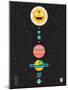 Wee Galaxy, Solar System-Wee Society-Mounted Art Print