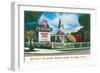 Wee Kirk o' the Heather Wedding Chapel, Las Vegas, Nevada-null-Framed Art Print