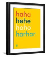 Wee Say, Haha-Wee Society-Framed Art Print