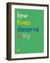 Wee Say, Low Fives-Wee Society-Framed Art Print