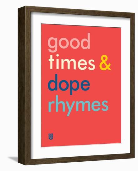 Wee Say, Rhyme Time-Wee Society-Framed Art Print