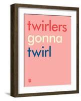 Wee Say, Twirl-Wee Society-Framed Art Print