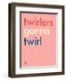 Wee Say, Twirl-Wee Society-Framed Art Print