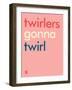 Wee Say, Twirl-Wee Society-Framed Art Print