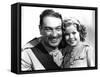 Wee Willie Winkie, Victor McLaglen, Shirley Temple, 1937-null-Framed Stretched Canvas