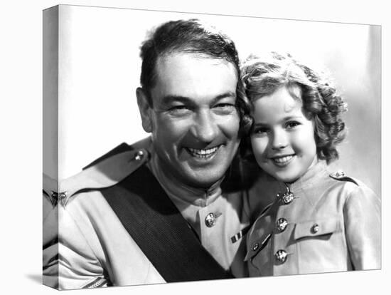 Wee Willie Winkie, Victor McLaglen, Shirley Temple, 1937-null-Stretched Canvas