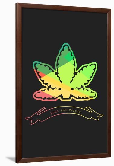 Weed The People-null-Framed Art Print