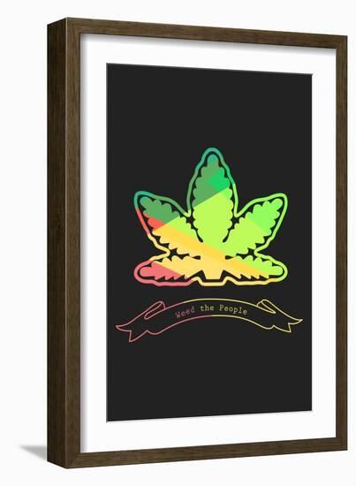 Weed The People-null-Framed Art Print