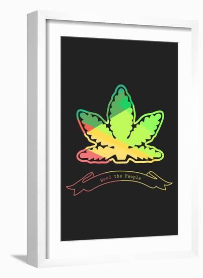 Weed The People-null-Framed Art Print