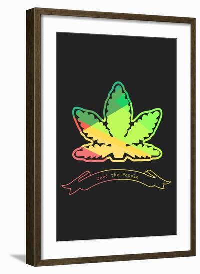 Weed The People-null-Framed Art Print