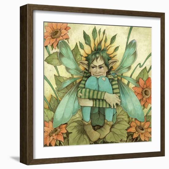 Weed-Linda Ravenscroft-Framed Giclee Print