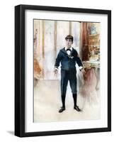 Weedon Grossmith in the New Boy, C1902-Ellis & Walery-Framed Giclee Print