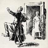 "I Seized Her Round the Waist.."-Weedon Grossmith-Giclee Print
