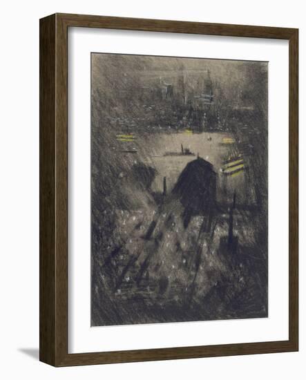Weehawken Ferry-Joseph Pennell-Framed Giclee Print