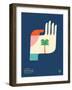 WeeHeeHee, Palm Tree-Wee Society-Framed Art Print