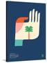 WeeHeeHee, Palm Tree-Wee Society-Stretched Canvas