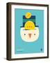 WeeHeeHee, Snow Bank-Wee Society-Framed Art Print