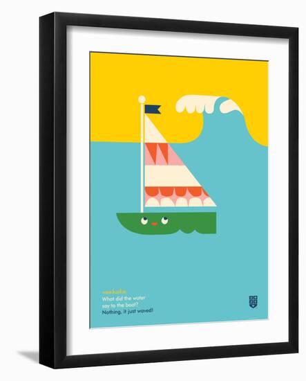 WeeHeeHee, Waved-Wee Society-Framed Art Print