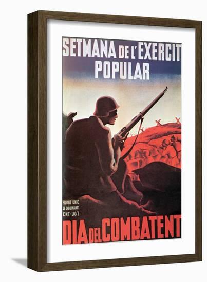 Week of the Popular Army, Day of the Fighter!-General Union of Workers-Framed Art Print