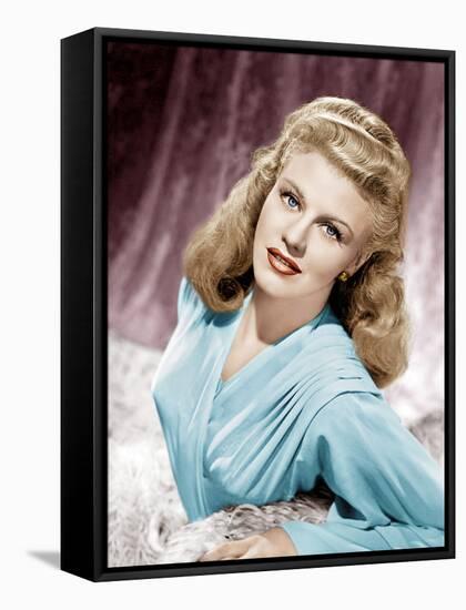 WEEKEND AT THE WALDORF, Ginger Rogers, 1945-null-Framed Stretched Canvas