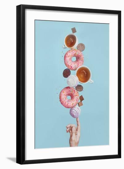 Weekend Donuts-Dina Belenko-Framed Giclee Print