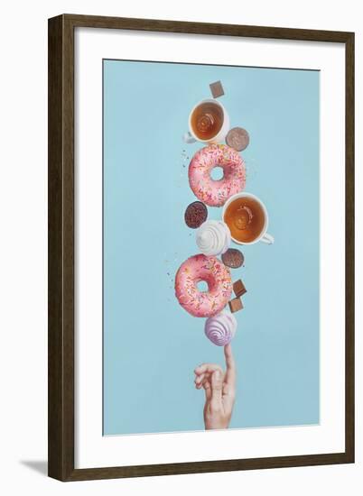 Weekend Donuts-Dina Belenko-Framed Giclee Print