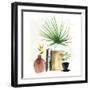 Weekend Plants IV-Mercedes Lopez Charro-Framed Art Print