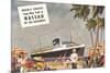 Weekly Cruises to Nassau-null-Mounted Art Print