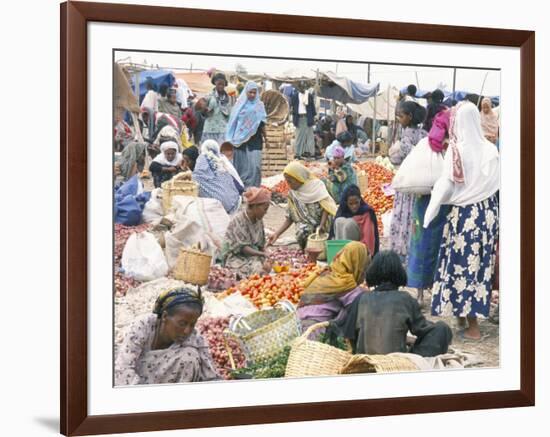 Weekly Market in Bati, the Largest Outside Addis Ababa, Northern Highlands, Ethiopia, Africa-Tony Waltham-Framed Photographic Print