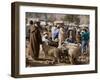 Weekly Market, Tahanoute, High Atlas Mountains, Morocco, North Africa, Africa-Ethel Davies-Framed Photographic Print