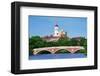 Weeks Bridge Charles River MA-null-Framed Art Print