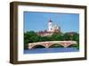 Weeks Bridge Charles River MA-null-Framed Art Print