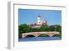 Weeks Bridge Charles River MA-null-Framed Art Print