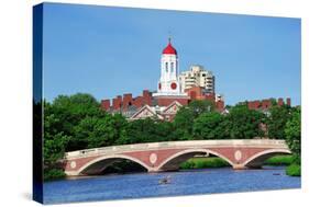 Weeks Bridge Charles River MA-null-Stretched Canvas