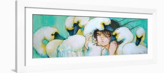 Weeping Swans-Camilla D'Errico-Framed Art Print