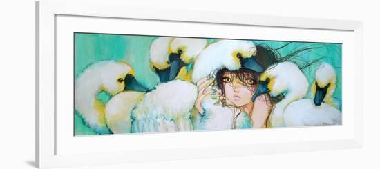 Weeping Swans-Camilla D'Errico-Framed Art Print