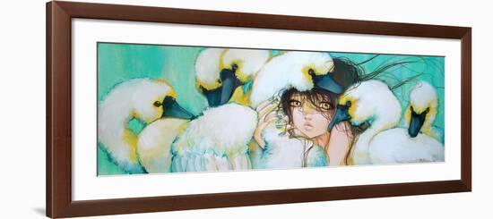 Weeping Swans-Camilla D'Errico-Framed Art Print
