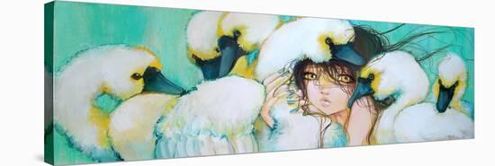 Weeping Swans-Camilla D'Errico-Stretched Canvas